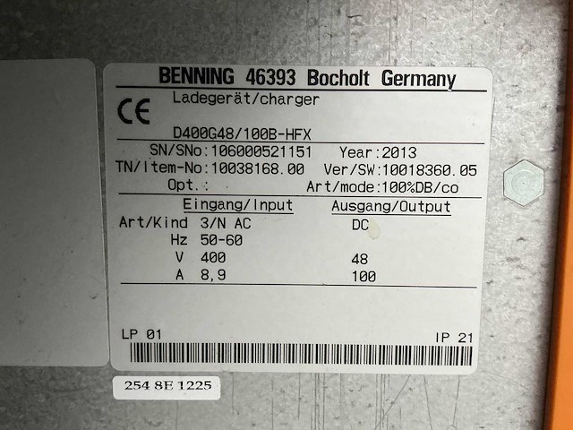 Still - 48v 100a - battery chargers - 1013 - afbeelding 3 van  3