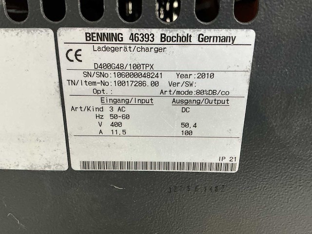 Still - 48v 100a - battery chargers - 2010 - afbeelding 2 van  2