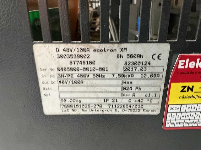 Still - 48v 100a - battery chargers - 2017 - afbeelding 3 van  3