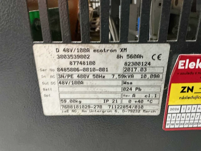 Still - 48v 100a - battery chargers - 2017 - afbeelding 3 van  3