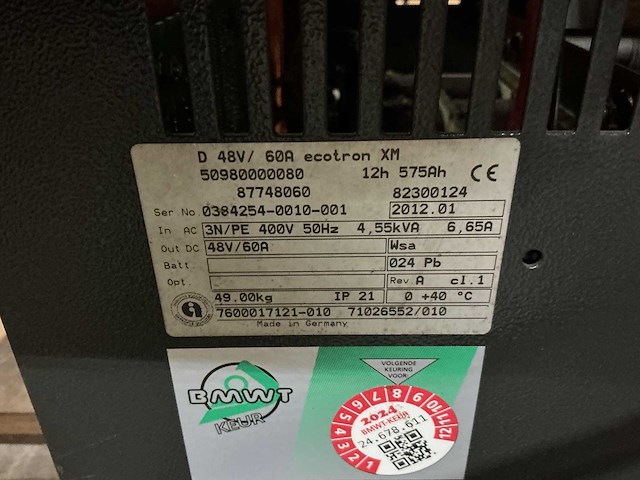 Still - 48v 60a - battery chargers - 2012 - afbeelding 1 van  1