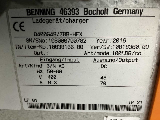 Still - 48v 70a - battery chargers - 2016 - afbeelding 3 van  3