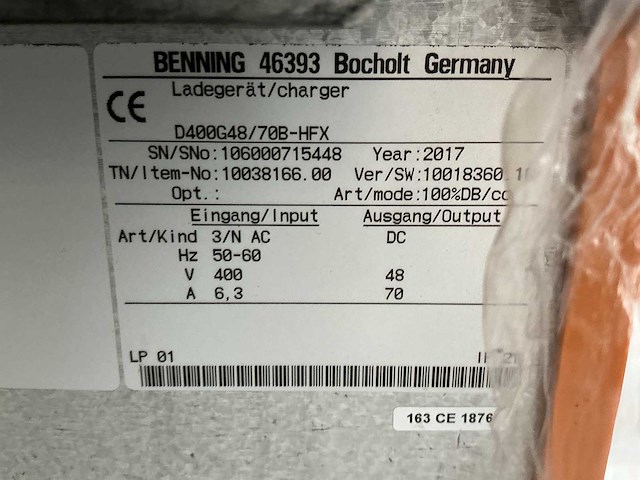 Still - 48v 70a - battery chargers - 2017 - afbeelding 2 van  2