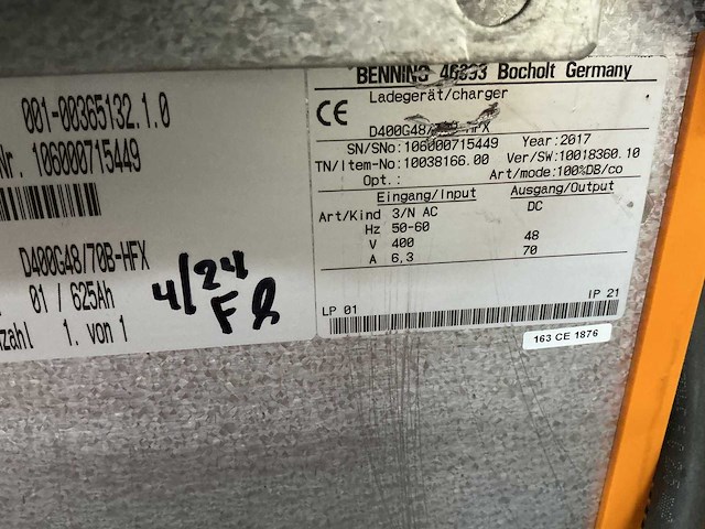 Still - 48v 70a - battery chargers - 2017 - afbeelding 3 van  3