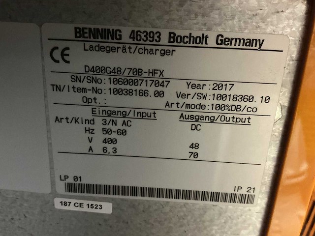 Still - 48v 70a - battery chargers - 2017 - afbeelding 2 van  2