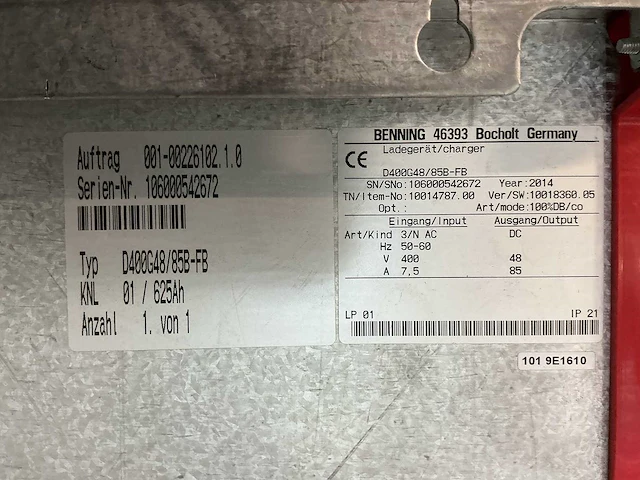 Still - 48v 85a - battery chargers - 2014 - afbeelding 2 van  3