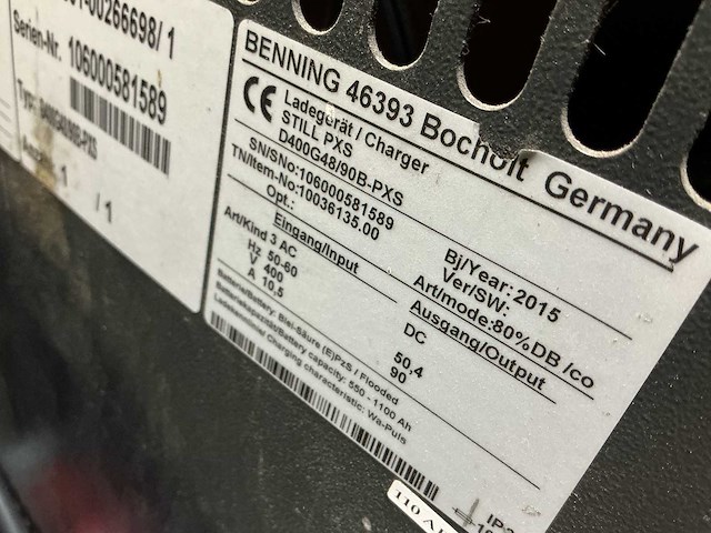 Still - 48v 90a - battery chargers - 2015 - afbeelding 2 van  2