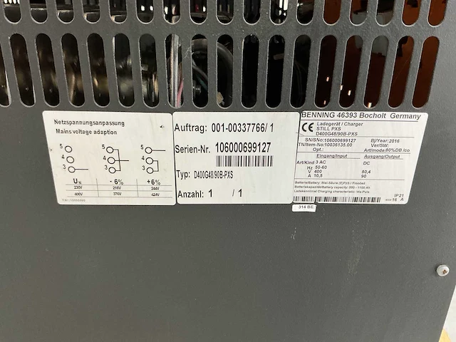 Still - 48v 90a - battery chargers - 2016 - afbeelding 2 van  3