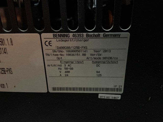 Still - 80v 125a - battery chargers - 2013 - afbeelding 1 van  1