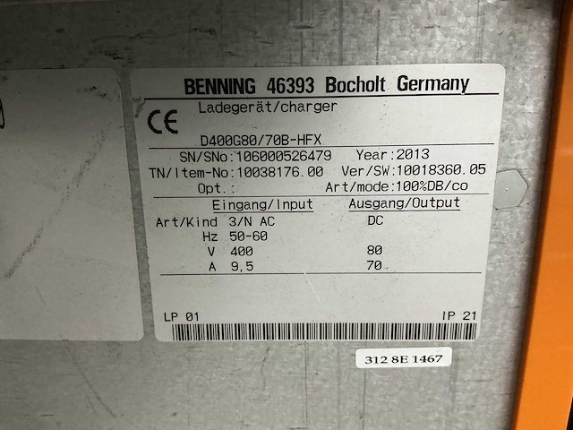 Still - 80v 70a - battery chargers - 2013 - afbeelding 2 van  3