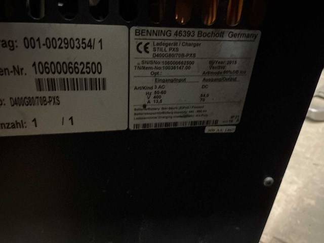 Still - 80v 70a - battery chargers - 2015 - afbeelding 1 van  1