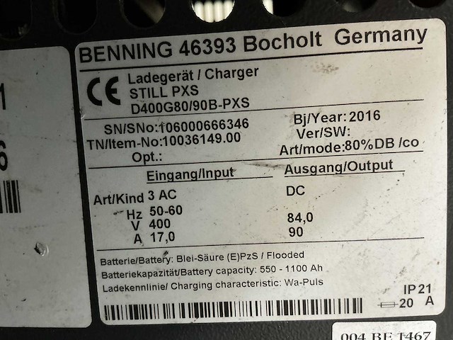 Still - 80v 90a - battery chargers - 2016 - afbeelding 2 van  3