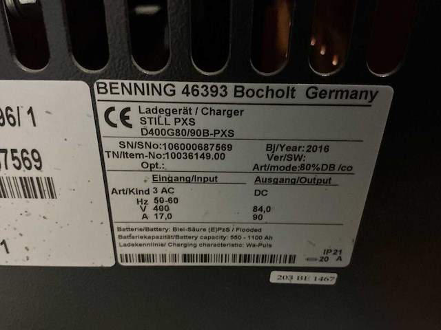 Still - 80v 90a - battery chargers - 2016 - afbeelding 2 van  2