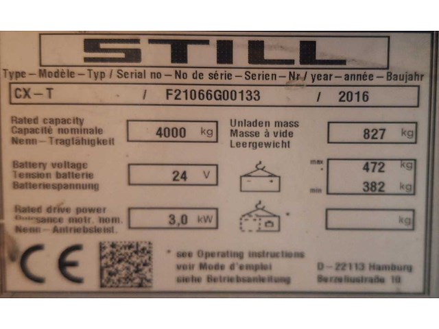 Still - cxt - industriële trekker - 2016 - afbeelding 2 van  10