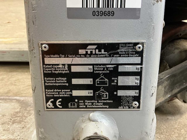 Still - ech 12c - electric pallet trucks - 2022 - afbeelding 7 van  7