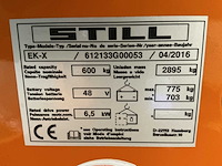 Still - ek-x - order pickers - 2016 - afbeelding 10 van  10