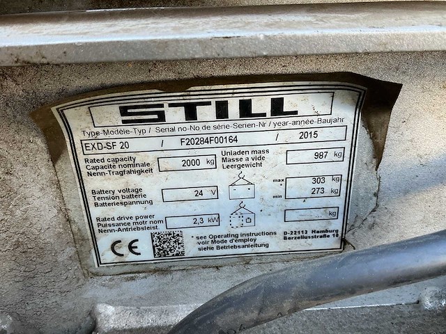 Still - exd-sf20 - stackers - 2015 - afbeelding 1 van  3