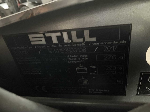 Still - exu-16 - electric pallet trucks - 2017 - afbeelding 4 van  4