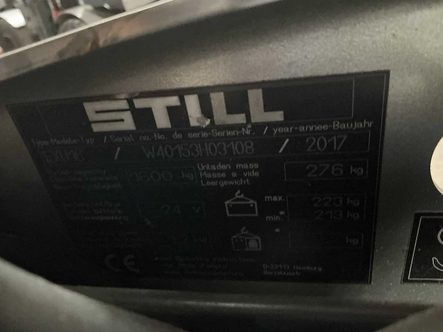 Still - exu-16 - electric pallet trucks - 2017 - afbeelding 5 van  5