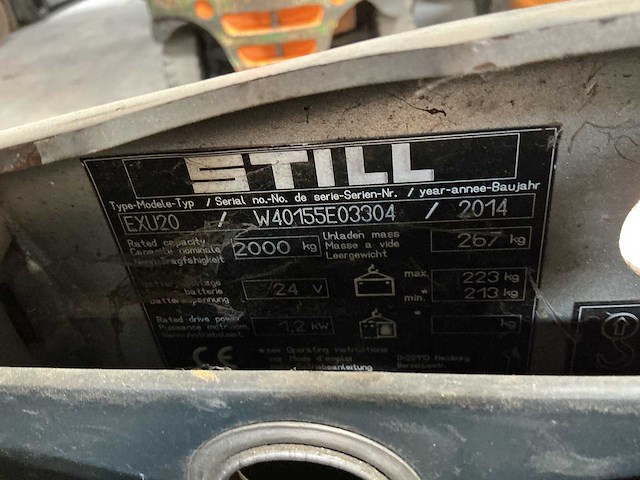 Still - exu-20 - electric pallet trucks - 2014 - afbeelding 6 van  6