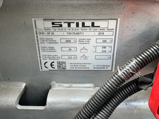 Still - exu-sf20 - electric pallet trucks - 2018 - afbeelding 8 van  8