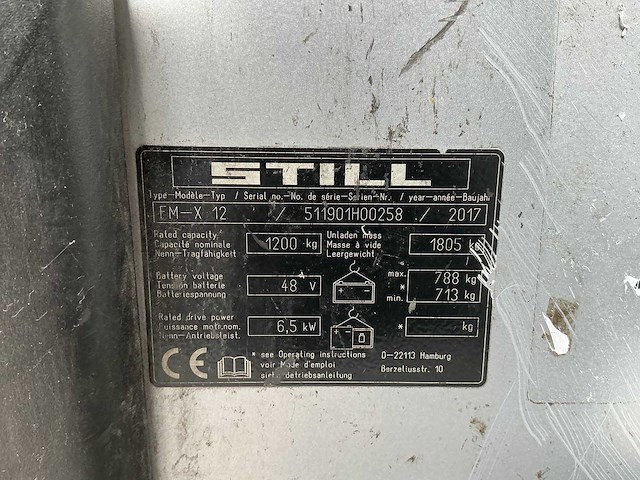 Still - fmx-12 - reach forklift - 2017 - afbeelding 11 van  11