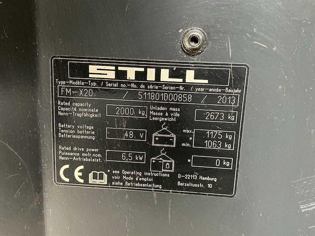 Still - fmx-20 - reach forklift - 2013 - afbeelding 12 van  12