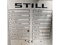 Still - rx 60-25 - vorkheftruck - free-lift - side-shift - afbeelding 24 van  30