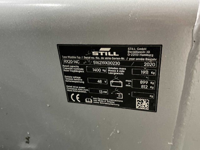 Still - rx20-14c - forklift trucks - 2020 - afbeelding 6 van  6