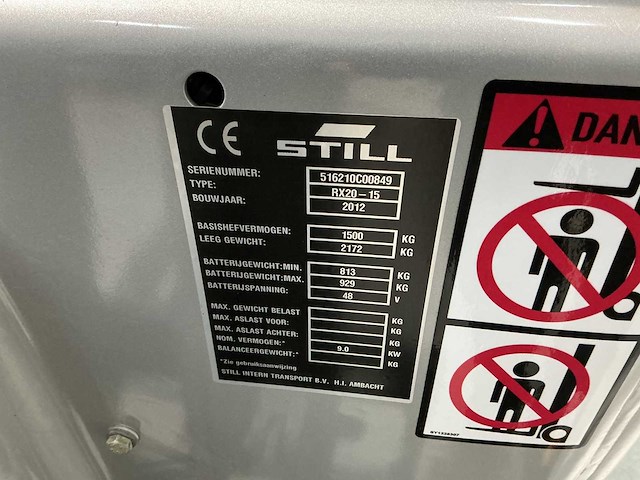Still - rx20-15 - forklift trucks - 2012 - afbeelding 6 van  6