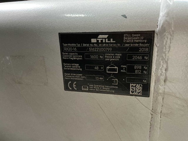 Still - rx20-16 - forklift trucks - 2018 - afbeelding 2 van  10