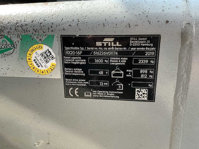 Still - rx20-16 - forklift trucks - 2019 - afbeelding 2 van  9