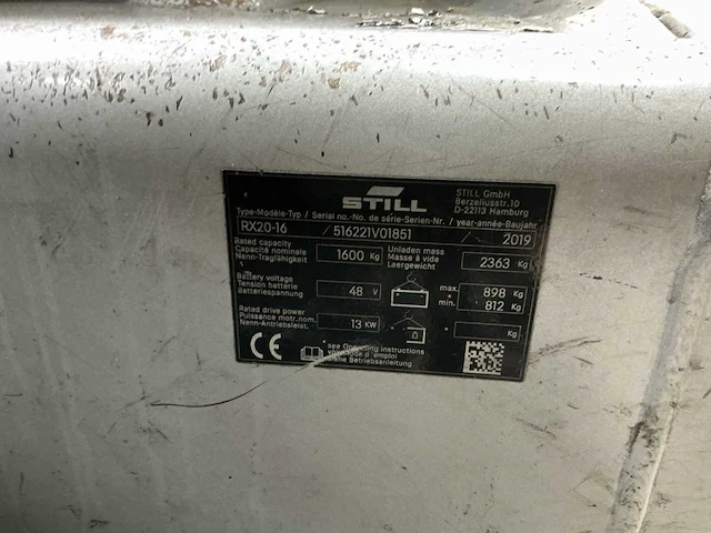 Still - rx20-16 - forklift trucks - 2019 - afbeelding 11 van  11