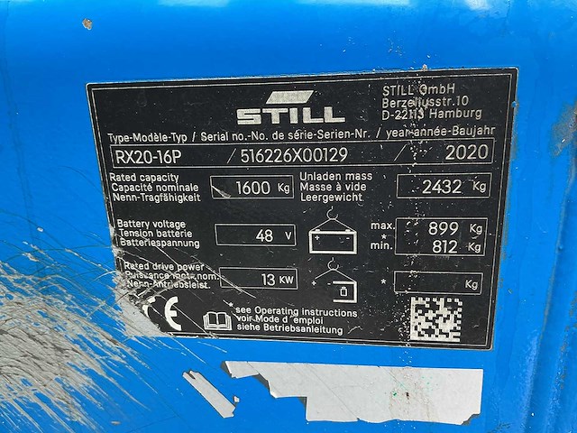 Still - rx20-16 - forklift trucks - 2020 - afbeelding 3 van  11