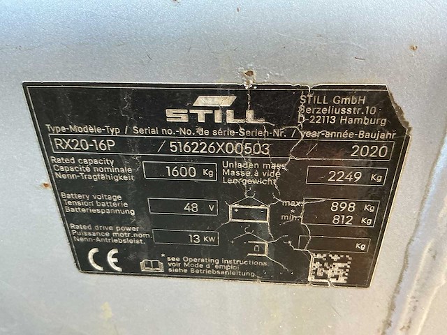 Still - rx20-16 - forklift trucks - 2020 - afbeelding 8 van  8