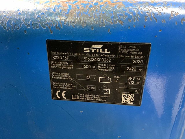 Still - rx20-16 - forklift trucks - 2020 - afbeelding 1 van  10