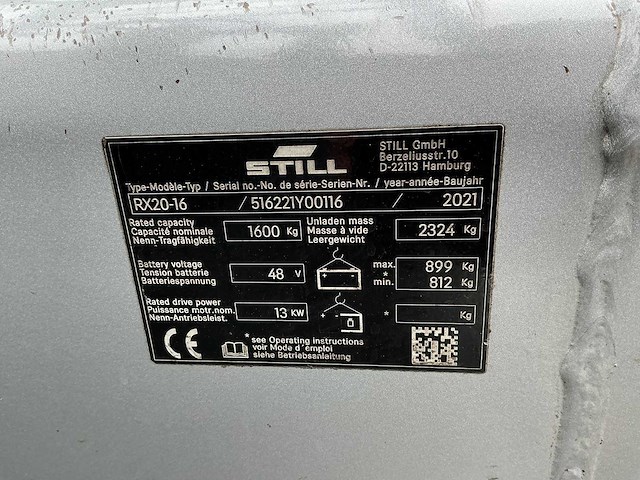 Still - rx20-16 lithium - forklift trucks - 2020 - afbeelding 3 van  11