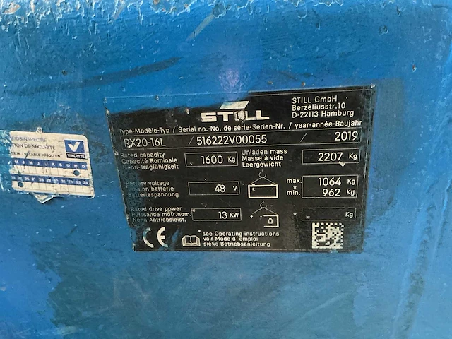 Still - rx20-16l - forklift trucks - 2019 - afbeelding 9 van  9