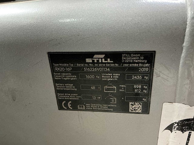 Still - rx20-16p - forklift trucks - 2019 - afbeelding 2 van  10