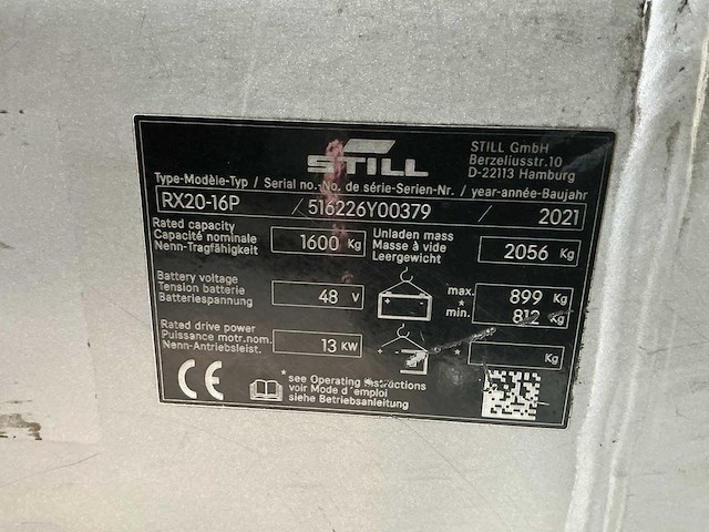 Still - rx20-16p - forklift trucks - 2021 - afbeelding 2 van  10