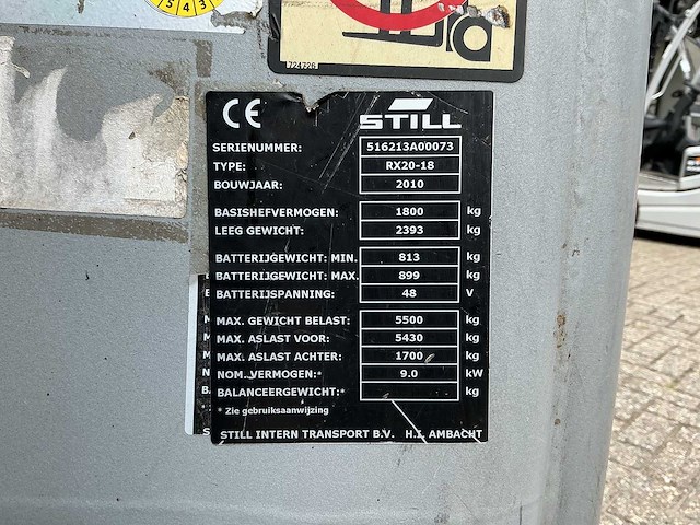 Still - rx20-18 - forklift trucks - 2010 - afbeelding 8 van  10