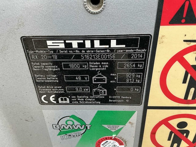 Still - rx20-18 - forklift trucks - 2014 - afbeelding 4 van  13