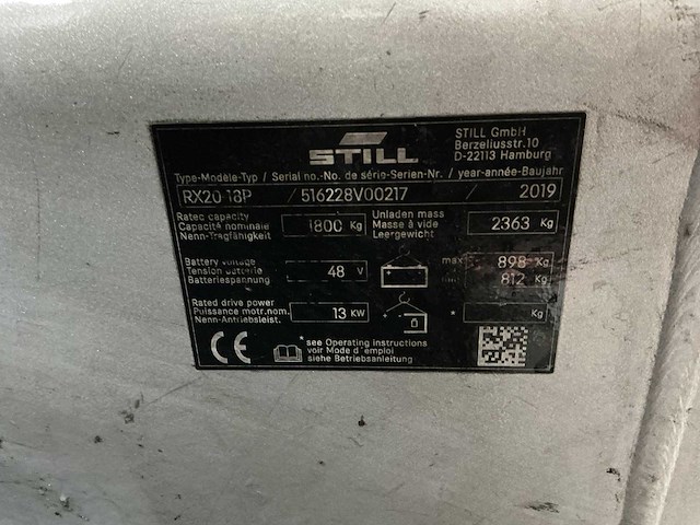 Still - rx20-18p - forklift trucks - 2018 - afbeelding 9 van  9