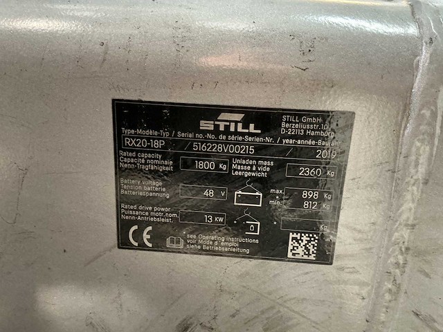Still - rx20-18p - forklift trucks - 2019 - afbeelding 9 van  9