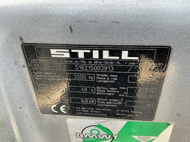 Still - rx20-20 - forklift trucks - 2006 - afbeelding 2 van  10