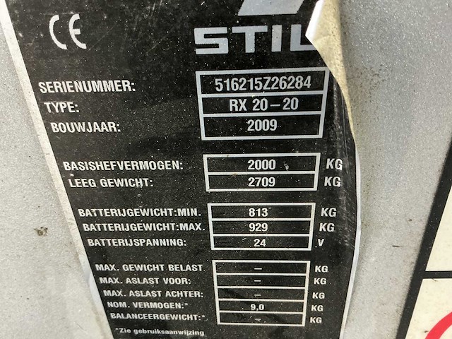 Still - rx20-20 - forklift trucks - 2011 - afbeelding 8 van  8