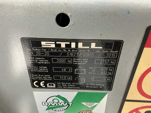 Still - rx20-20 - forklift trucks - 2015 - afbeelding 6 van  6