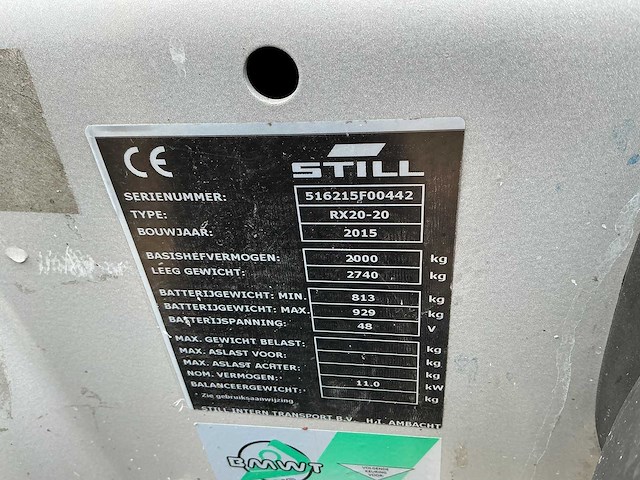Still - rx20-20 - forklift trucks - 2015 - afbeelding 4 van  12