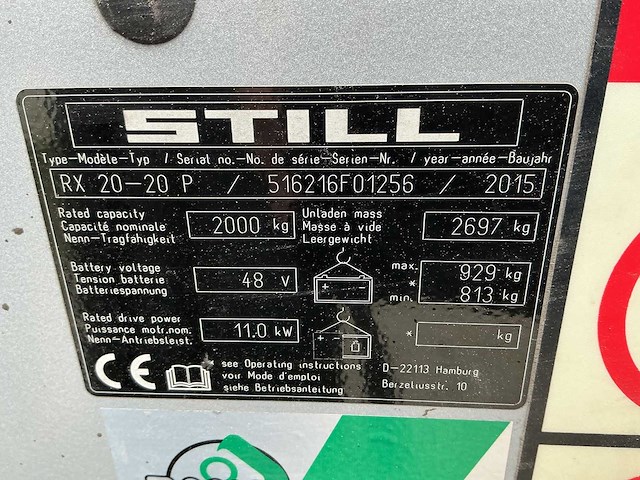 Still - rx20-20 - heftrucks - 2015 - afbeelding 3 van  11
