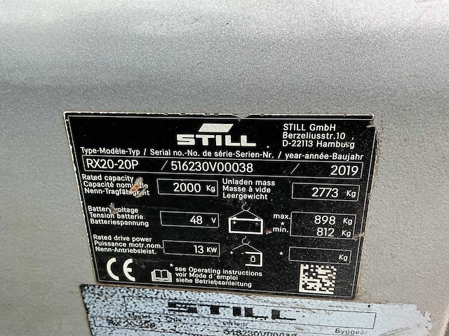 Still - rx20-20 - vorkheftrucks - 2019 - afbeelding 5 van  13